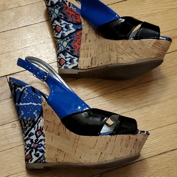 Colorful platform wedge - Picture 5 of 5